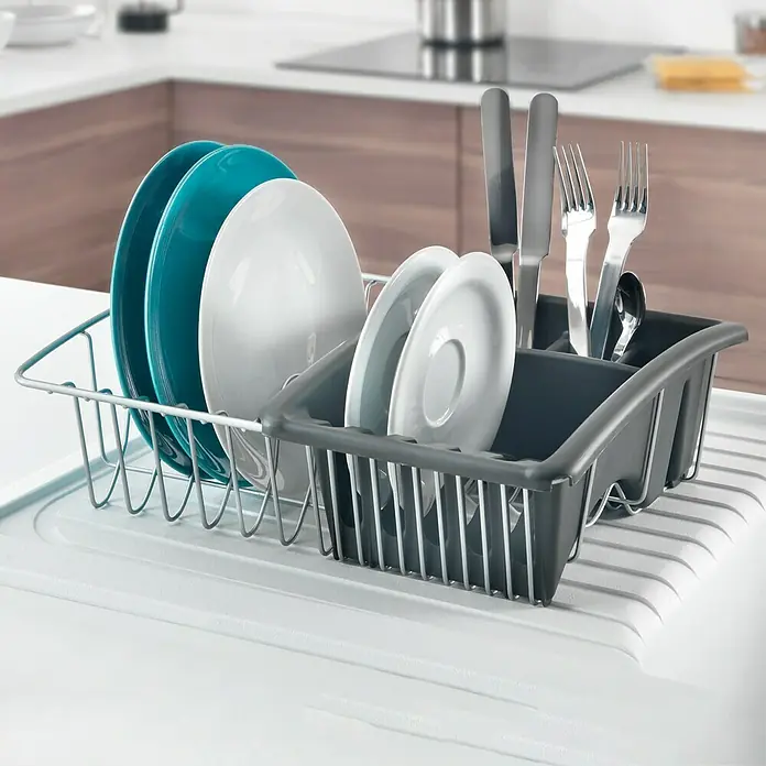 Metaltex Geschirrkorb Aquatex - L x B x H: 35 x 32 x 12 cm, Kunststoff - Detailaufnahme