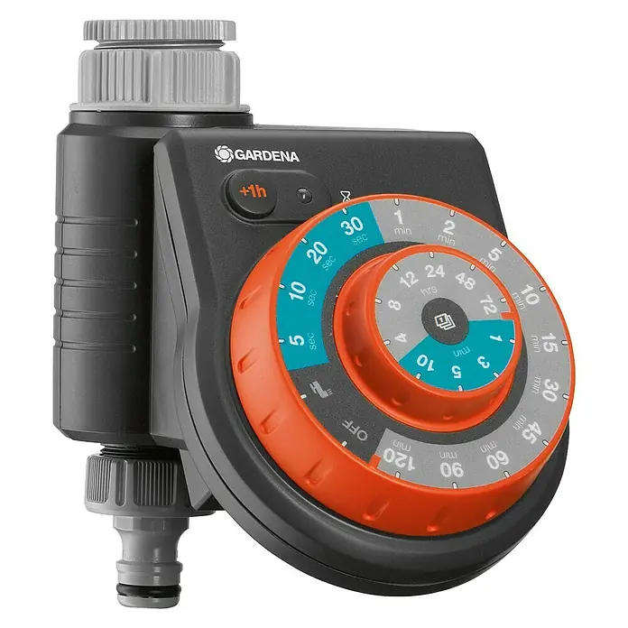 Gardena Programador de riego Easy Plus - Tiempo de riego: 1 - 120 min