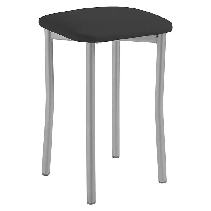 Taburete de cocina Kopa - L x An x Al: 33 x 33 x 47 cm, Negro