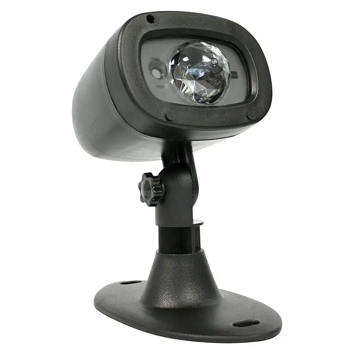 LED-Dekoleuchte - Schwarz, Lichtfarbe: Mehrfarbig, IP44 - Vorderansicht