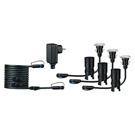 Paulmann Plug & Shine LED-Gartenspot-Set