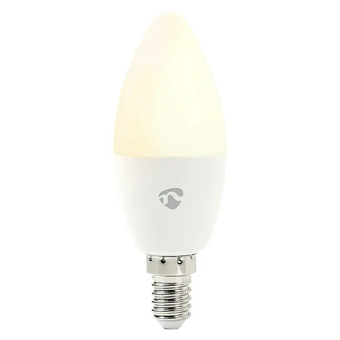 Nedis Smartlife LED-Leuchtmittel - 1 Stk., E14, 4,5 W, RGBW, Dimmbar - Vorderansicht