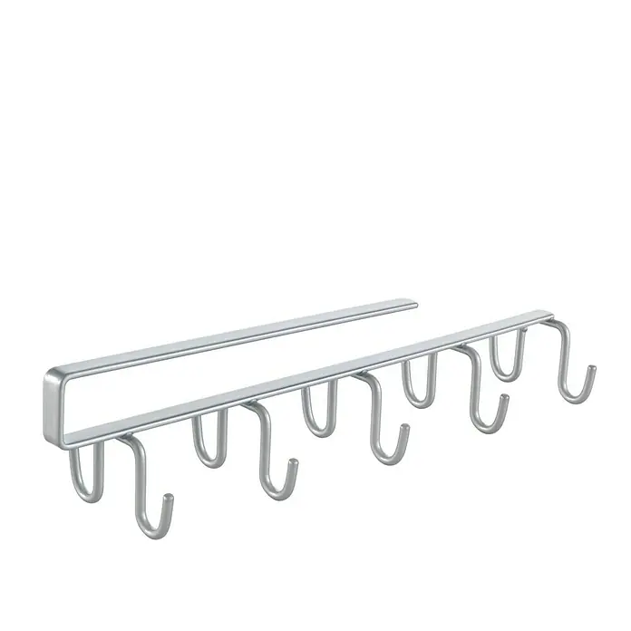 Metaltex Hakenleiste My-Hooks - L x B x H: 25 x 6 x 6 cm - Detailaufnahme