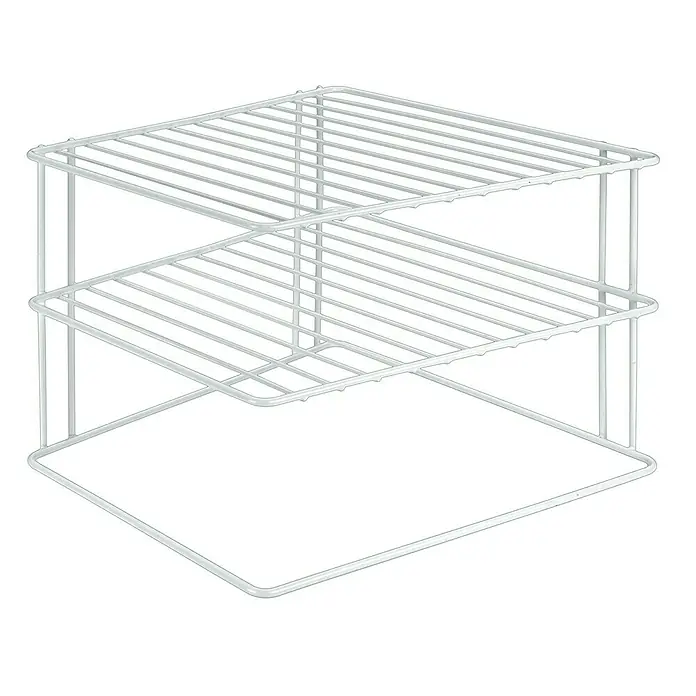 Metaltex Eckschrank-Einsatz Silos - L x B x H: 25 x 25 x 19 cm, Metall - Detailaufnahme