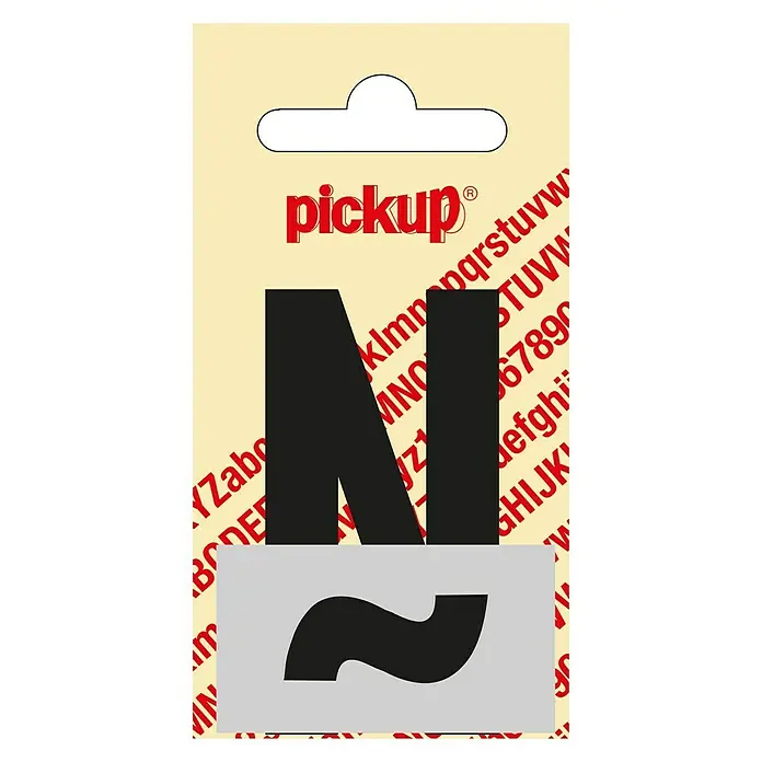Pickup Etiqueta adhesiva - Motivo: Ñ, Negro, Altura: 6 cm