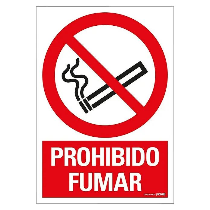 Pickup Señal de prohibición - Motivo: Prohibido fumar, L x An: 33 x 23 cm