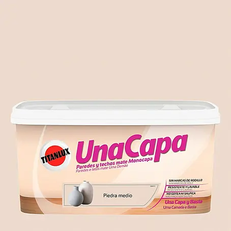 Titanlux Una Capa Pintura para paredes