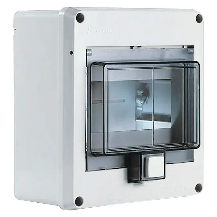Aufputz-Verteiler - Anzahl Reihen: 1 Stk., Anzahl Module: 4 Stk., IP55
