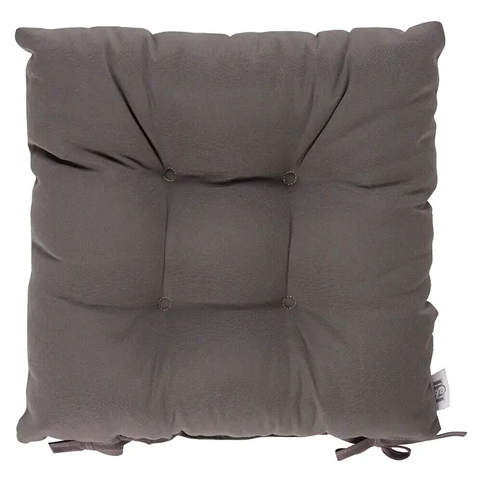 Cojín para silla Versalles - Gris, 40 x 40 cm, Acrílico