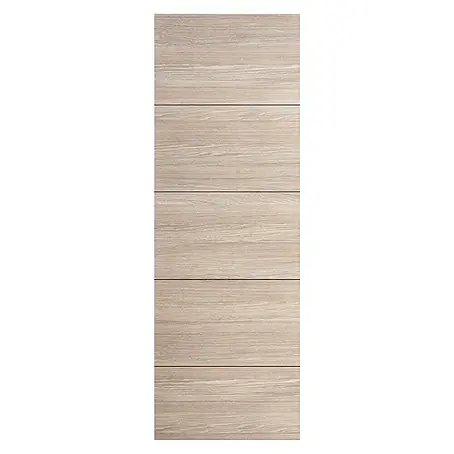 Puerta corredera de madera Roble Gris 400