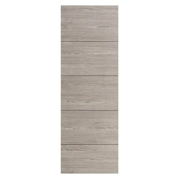 Puerta corredera de madera Roble Finlandés 400 - 82,5 x 203 cm, Roble oscuro, Macizo