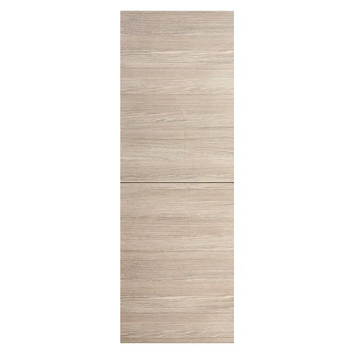 Puerta corredera de madera Roble Gris 100 - 82,5 x 203 cm, Roble Gris, Macizo