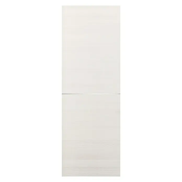 Puerta corredera de madera Fresno Eslovenia 100AL - 72,5 x 203 cm, Blanco, Macizo
