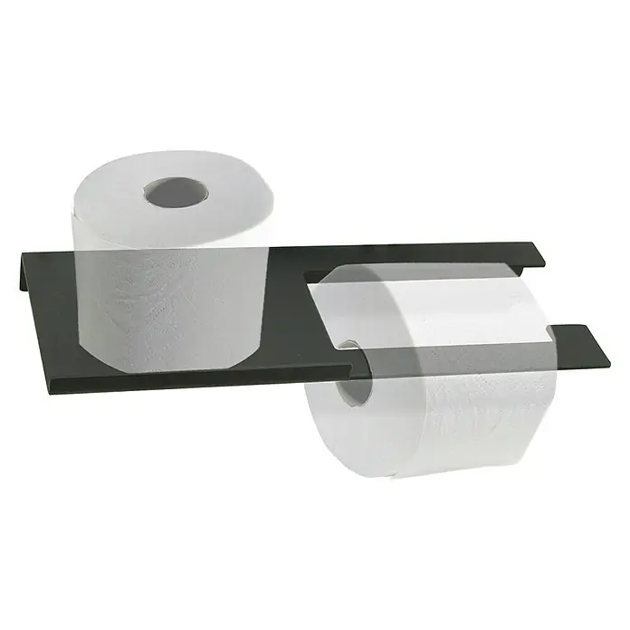CM Baños Nina Portarrollos papel higiénico con bandeja - Sin tapa, Mate