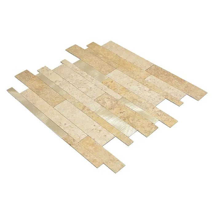Selbstklebemosaik SAM 4GV36LBG - 30 x 30 cm, Vinyl, Braun - Ansicht von oben