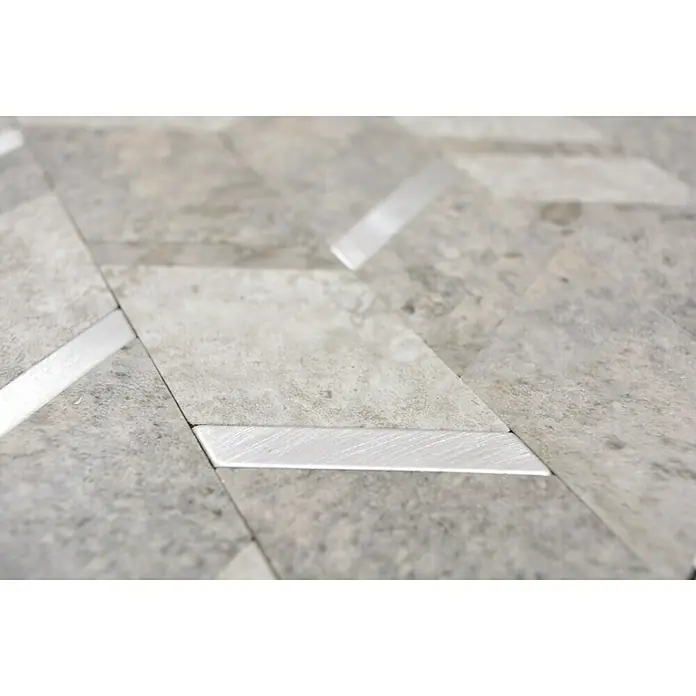Selbstklebemosaik SAM 4AR42CLG - 28 x 29 cm, Vinyl, Grau - Detailaufnahme