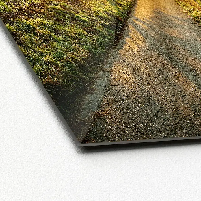 ProArt Glasbild - Way to Horizon, B x H: 30 x 30 cm - Detailaufnahme