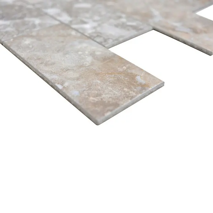 Selbstklebemosaik SAM 4SW18TG - 29,5 x 29 cm, Vinyl, Grau - Detailaufnahme