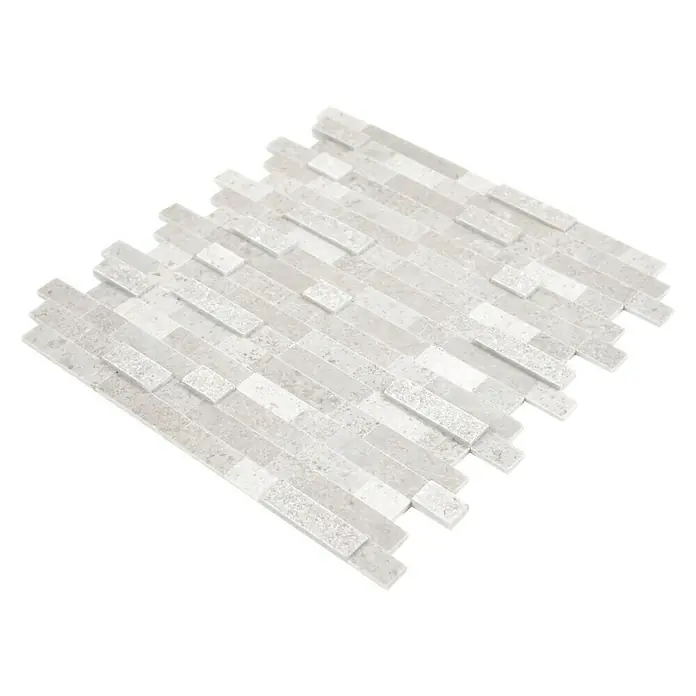 Selbstklebemosaik SAM 4NM32 - 30 x 27,5 cm, Naturstein, Grau - Ansicht von oben