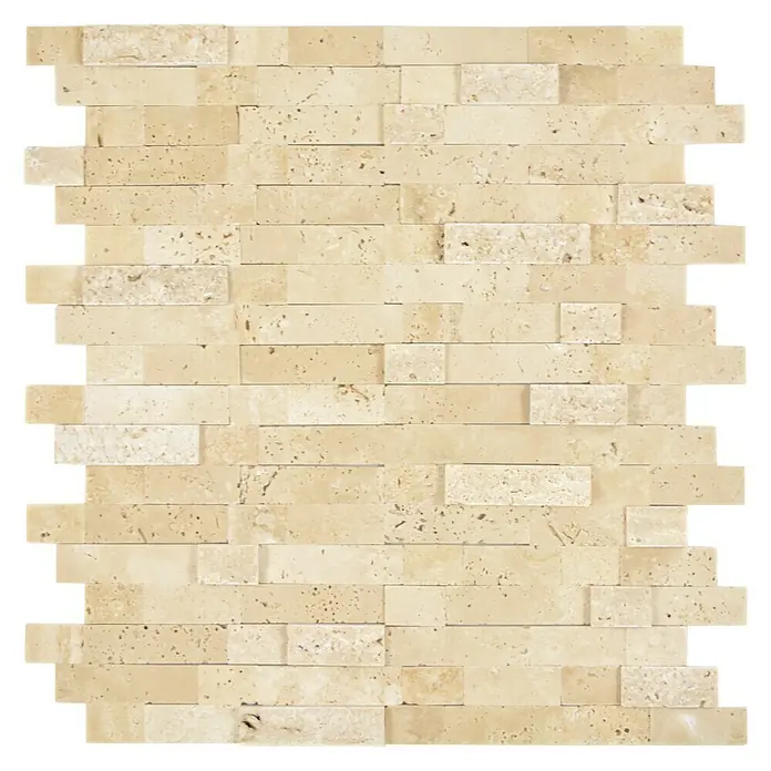 Selbstklebemosaik SAM 4NM42 - 30 x 27,5 cm, Naturstein, Beige - Vorderansicht
