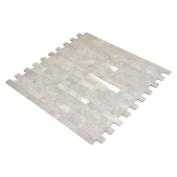 Selbstklebemosaik SAM 4IL24GS - 30 x 29 cm, Vinyl, Grau - Ansicht von oben