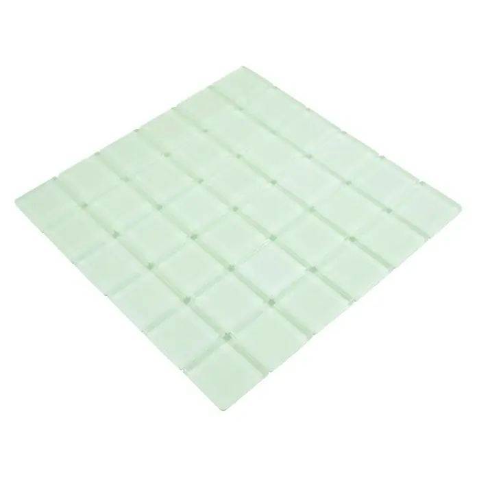 Mosaikfliese Quadrat Crystal XCM 8SE29F - 30 x 30 cm, Blau, Glänzend - Ansicht von oben