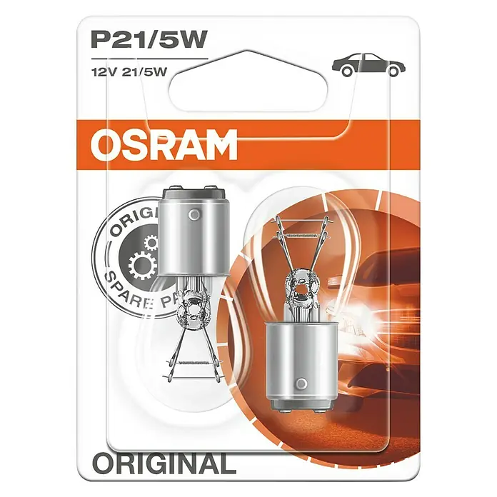 Osram Žarulja za kočno i stražnje svijetlo - P21/5W, 2 Kom. - Pogled sprijeda