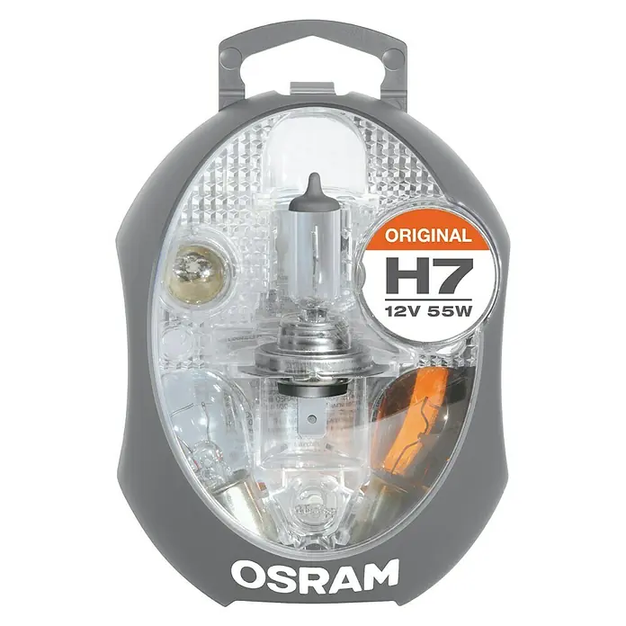 Osram Ersatzleuchten-Set Eurobox - H7, 9 -tlg. - Vorderansicht