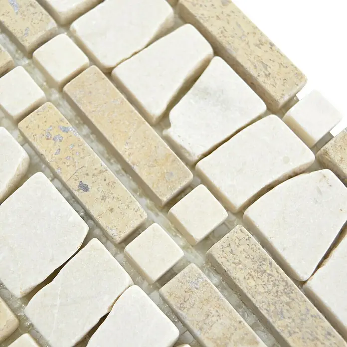 Fliesenbordüre Ladder BO LA BC07 - 30 x 5 cm, Beige/Braun, Matt