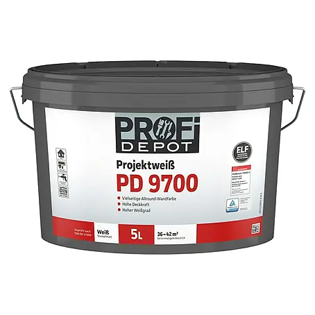 Profi Depot PD Wandfarbe Projektweiß PD 9700