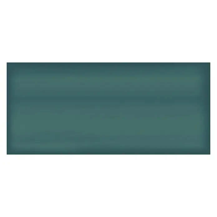 Decocer by Cinca Wandfliese Glow - 25 x 55 cm, Grün, Glänzend - Vorderansicht