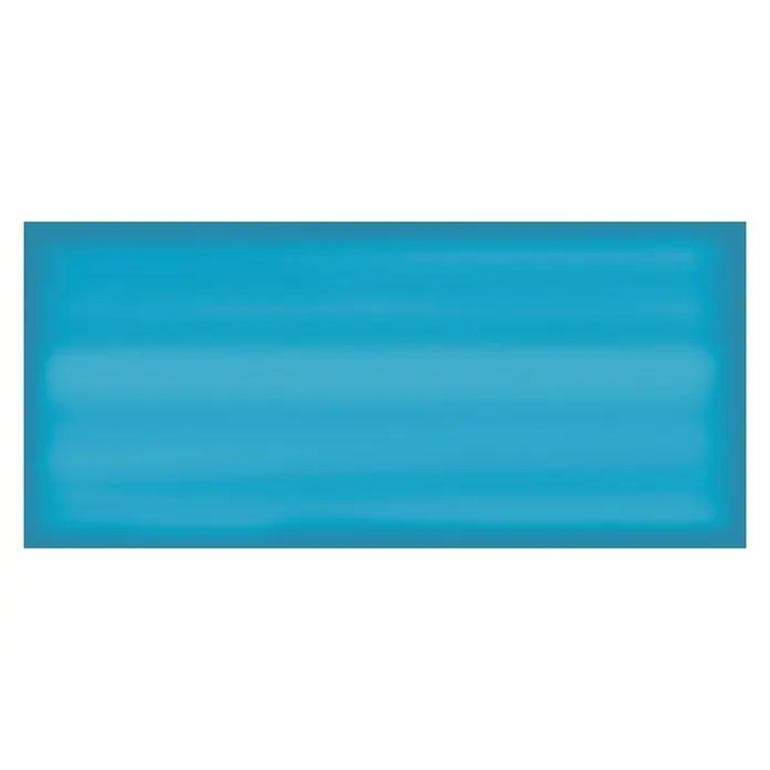 Decocer by Cinca Wandfliese Glow - 25 x 55 cm, Türkis, Glänzend - Vorderansicht