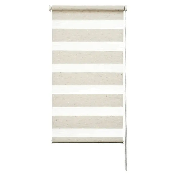 Doppelrollo - B x H: 60 x 150 cm, Leinen - Vorderansicht