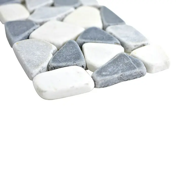 Fliesenbordüre Ciot Mix BO CIOT GW19 - 30 x 10 cm, Schwarz/Grau/Weiß, Matt - Detailaufnahme