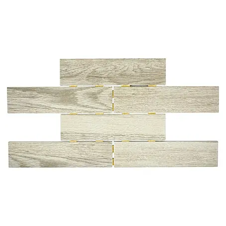 Mozaïektegel brick DOT verbinding Oak Chinchilla CDJ 07BR