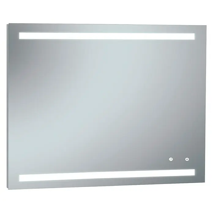 Espejo con luz LED Arion - An x Al: 100 x 80 cm, Reproducción Audio por Bluetooth, Capacidad de atenuación: Intensidad regulable