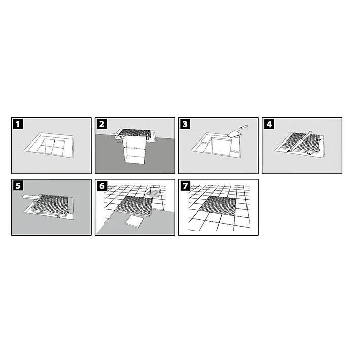 ACO Tapa de registro Toptek - 300 x 300 mm