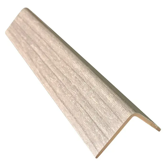 Rufete Canto de PVC adhesivo Roble gris - 25 mm x 25 mm x 2,6 m