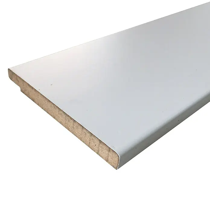 Rufete Tapeta MDF Blanco - 90 x 2.240 mm, Blanco, 1 ud.