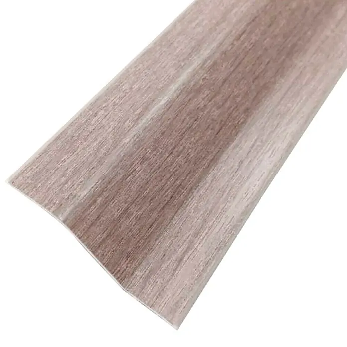 Rufete Perfil de desnivel Roble Gris - 1 m x 37 mm x 11 mm, PVC, Decorativa