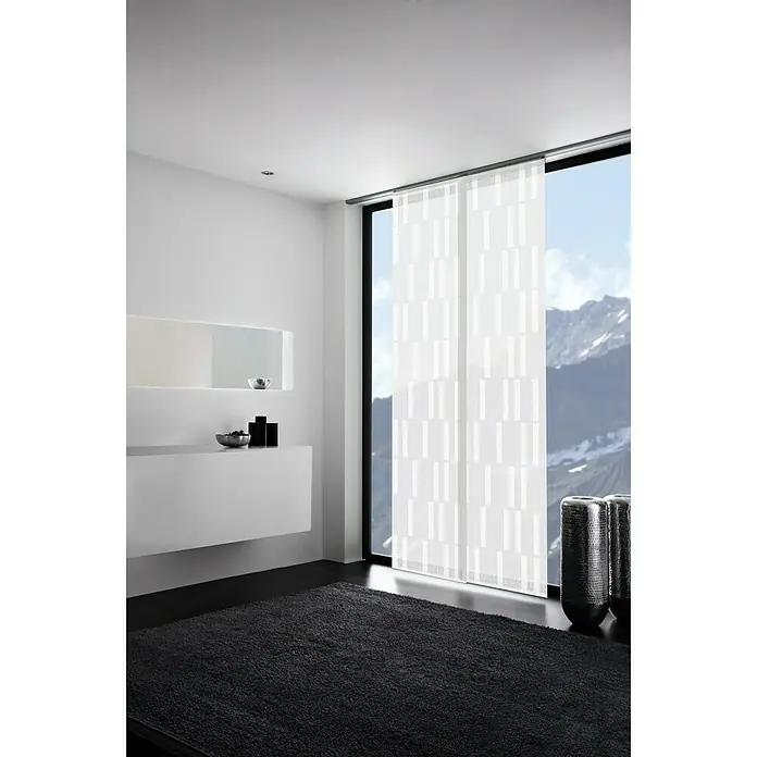 Expo Ambiente Panel zavjesa Piano - Bijele boje, 60 x 300 cm - Živopisni prikaz
