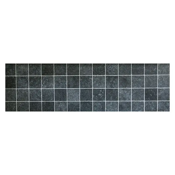 Antiek marmer tegel Nero FNT 46093 - 10 x 10 cm, Zwart, Mat - Vooraanzicht