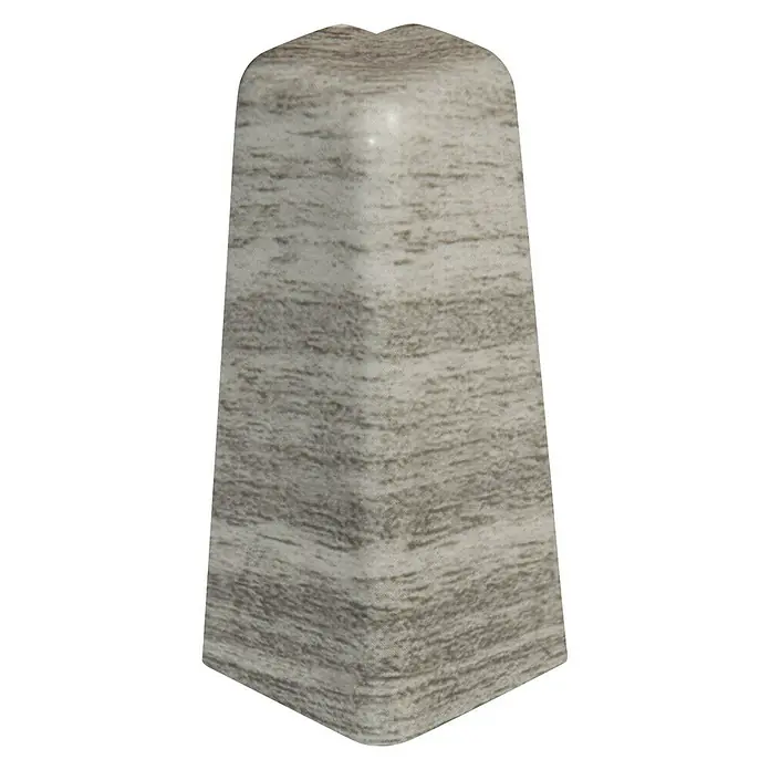 Egger Außenecke - Eiche Grau, 2 Stk., Passend für: Egger Sockelleisten 17 x 60 mm