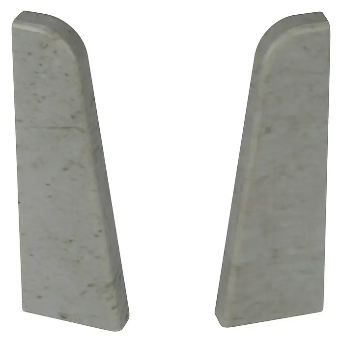 Egger Endkappe - Stein Grau, 2 Stk., Passend für: Egger Sockelleisten 17 x 60 mm