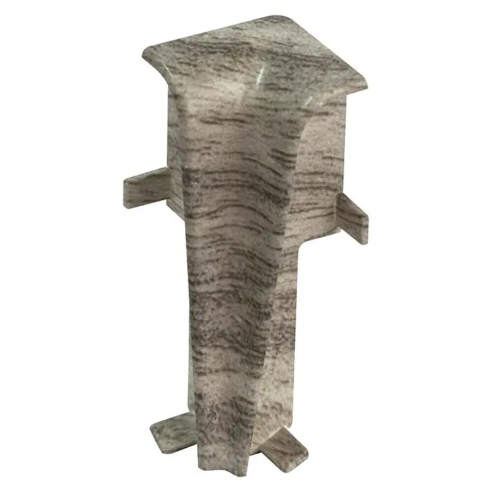 Egger Innenecke - Eiche Grau, 2 Stk., Passend für: Egger Sockelleisten 17 x 60 mm