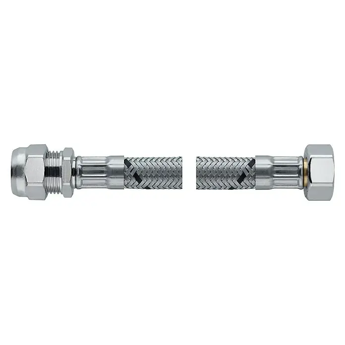Flexo Anschlussschlauch - Anschlussart: Quetschverschraubung 10 mm, Länge: 12 cm