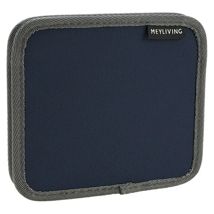 Meyliving Faltbox XS - L x B x H: 16,5 x 12,5 x 16,5 cm, Dunkelblau - Vorderansicht