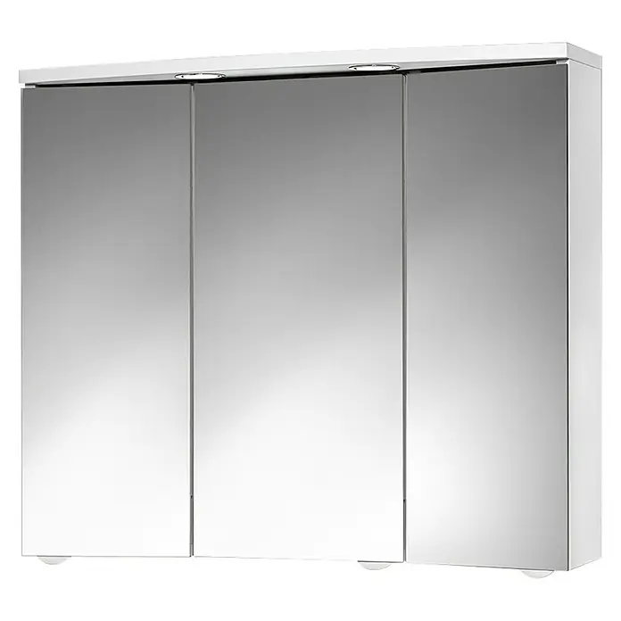 Jokey LED-Spiegelschrank Trava - B x H: 75 x 65 cm, Mit Beleuchtung, MDF, Weiß
