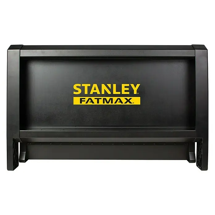 Stanley FatMax Werkbank - L x B x H: 90 x 45 x 20 mm, Schwarz - Vorderansicht