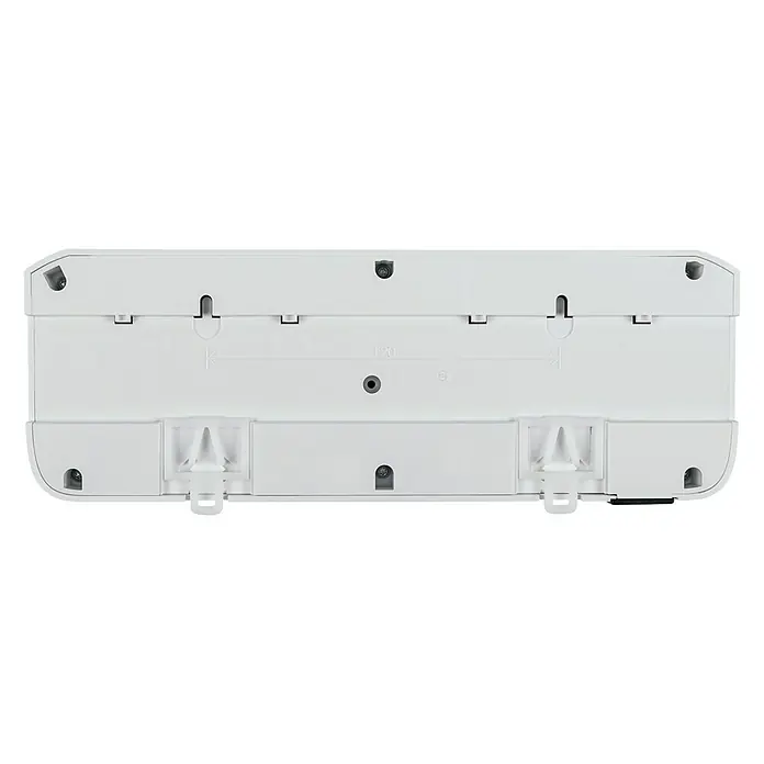 Homematic IP Fußbodenheizungsregler HmIP-FALMOT-C12 - 5,2 x 24,2 x 8,5 cm - Rückansicht